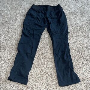 prAna Black Athletic Hiking Pants Size M Regular Inseam